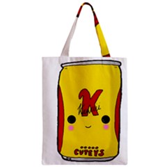 Kawaii Cute Tennants Lager Can Zipper Classic Tote Bag by CuteKawaii1982