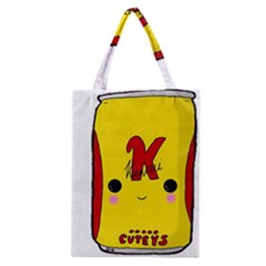 Kawaii Cute Tennants Lager Can Classic Tote Bag by CuteKawaii1982