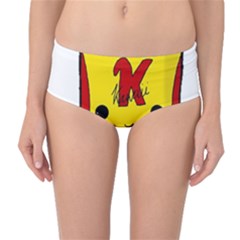 Kawaii Cute Tennants Lager Can Mid-waist Bikini Bottoms