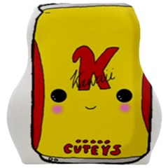 Kawaii Cute Tennants Lager Can Car Seat Velour Cushion  by CuteKawaii1982