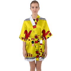 Kawaii Cute Tennants Lager Can Quarter Sleeve Kimono Robe by CuteKawaii1982