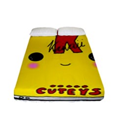 Kawaii Cute Tennants Lager Can Fitted Sheet (full/ Double Size)
