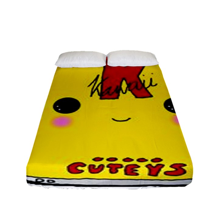 Kawaii cute Tennants Lager Can Fitted Sheet (Full/ Double Size)