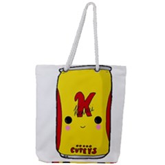 Kawaii Cute Tennants Lager Can Full Print Rope Handle Tote (large)