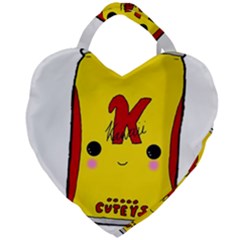 Kawaii Cute Tennants Lager Can Giant Heart Shaped Tote