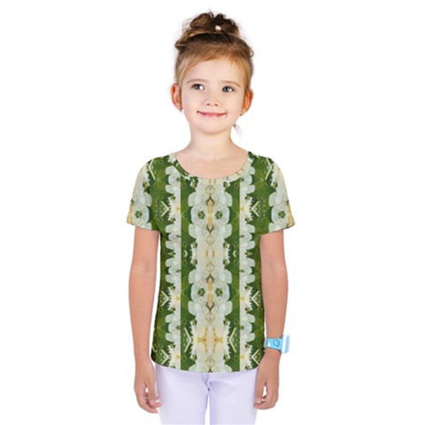 Fantasy Jasmine Paradise Bloom Kids  One Piece Tee by pepitasart