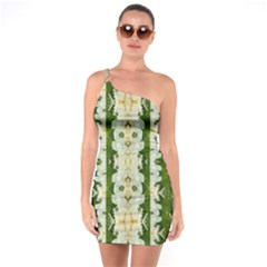 Fantasy Jasmine Paradise Bloom One Soulder Bodycon Dress by pepitasart