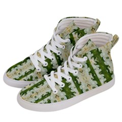 Fantasy Jasmine Paradise Bloom Men s Hi-top Skate Sneakers by pepitasart