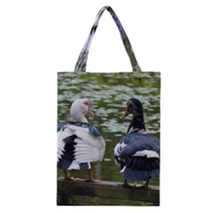 Muscovy Ducks At The Pond Classic Tote Bag by IIPhotographyAndDesigns