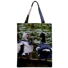 Muscovy Ducks At The Pond Zipper Classic Tote Bag by IIPhotographyAndDesigns