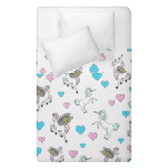 Unicron, Pegasus And Hearts Duvet Cover Double Side (single Size)