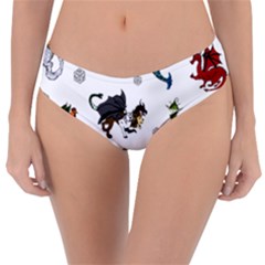 Dundgeon And Dragons Dice And Creatures Reversible Classic Bikini Bottoms by IIPhotographyAndDesigns