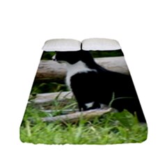 Farm Cat Fitted Sheet (full/ Double Size) by IIPhotographyAndDesigns