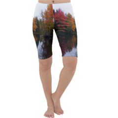 Autumn Pond Cropped Leggings 