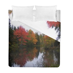 Autumn Pond Duvet Cover Double Side (full/ Double Size) by IIPhotographyAndDesigns