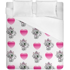Evil Sweetheart Kitty Duvet Cover (california King Size) by IIPhotographyAndDesigns