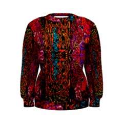 Retro multi colors pattern Created by FlipStylez Designs Women s Sweatshirt