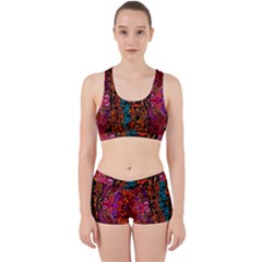 Retro multi colors pattern Created by FlipStylez Designs Work It Out Gym Set