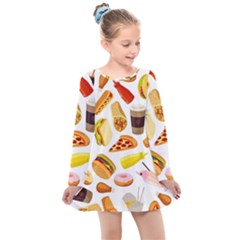 53356631 L Kids  Long Sleeve Dress by caloriefreedresses