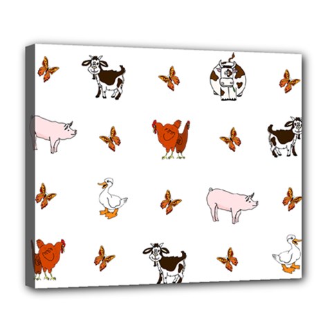 Farm Animals Deluxe Canvas 24  X 20  