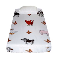 Farm Animals Fitted Sheet (single Size) by IIPhotographyAndDesigns