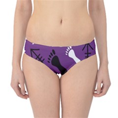 Purple Hipster Bikini Bottoms