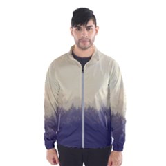 Cloudy Foggy Forest with pine trees Windbreaker (Men)