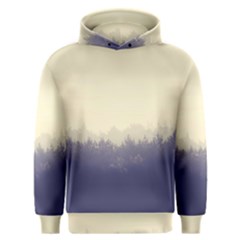 Cloudy Foggy Forest with pine trees Men s Overhead Hoodie