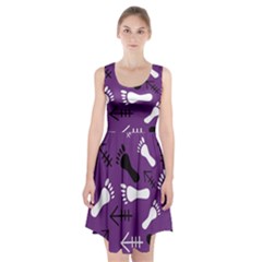 Purple Racerback Midi Dress by HASHDRESS