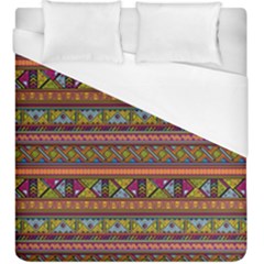 Traditional Africa Border Wallpaper Pattern Colored 2 Duvet Cover (king Size) by EDDArt