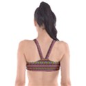 Traditional Africa Border Wallpaper Pattern Colored 2 Plunge Bikini Top View2