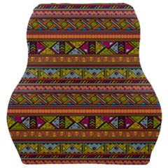 Traditional Africa Border Wallpaper Pattern Colored 2 Car Seat Velour Cushion  by EDDArt