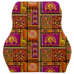 Traditional Africa Border Wallpaper Pattern Colored 3 Car Seat Velour Cushion  by EDDArt