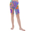 Pop Art Paisley Flowers Ornaments Multicolored 3 Kids  Mid Length Swim Shorts View1