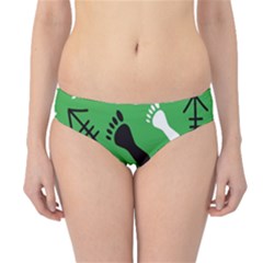 Green Hipster Bikini Bottoms by HASHDRESS