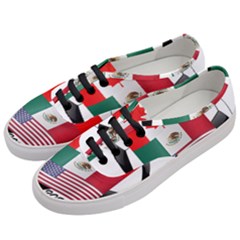 United Football Championship Hosting 2026 Soccer Ball Logo Canada Mexico Usa Women s Classic Low Top Sneakers by yoursparklingshop