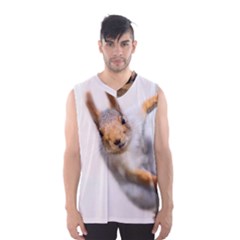 Curious Squirrel Men s Basketball Tank Top by FunnyCow