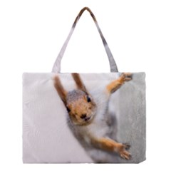 Curious Squirrel Medium Tote Bag by FunnyCow