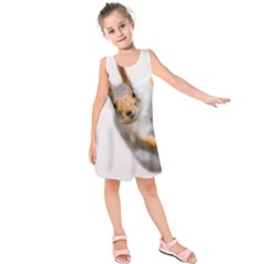 Curious Squirrel Kids  Sleeveless Dress by FunnyCow