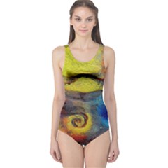 Painted Swirls                                    Women s One Piece Swimsuit by LalyLauraFLM