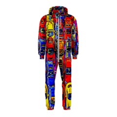 Colorful Toy Racing Cars Hooded Jumpsuit (Kids)