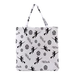 Witches And Pentacles Grocery Tote Bag by IIPhotographyAndDesigns