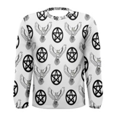 Owls And Pentacles Men s Long Sleeve Tee by IIPhotographyAndDesigns