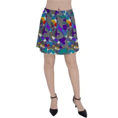 Blue purple shapes                                      Panel Skirt