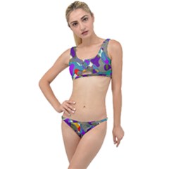 Blue purple shapes                                     The Little Details Bikini Set