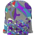 Blue purple shapes                                  Giant Full Print Backpack View1