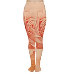 Wonderful Rose In Soft Colors Women s Tights