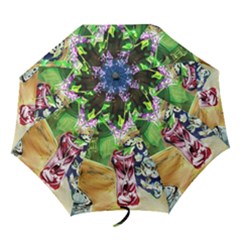 Lilac On A Countertop 2 Folding Umbrellas by bestdesignintheworld