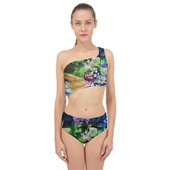 Lilac On A Countertop 2 Spliced Up Two Piece Swimsuit