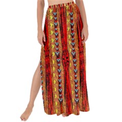 Seamless Blue Green Red And Orange Design Created By Flipstylez Designs  Maxi Chiffon Tie-up Sarong